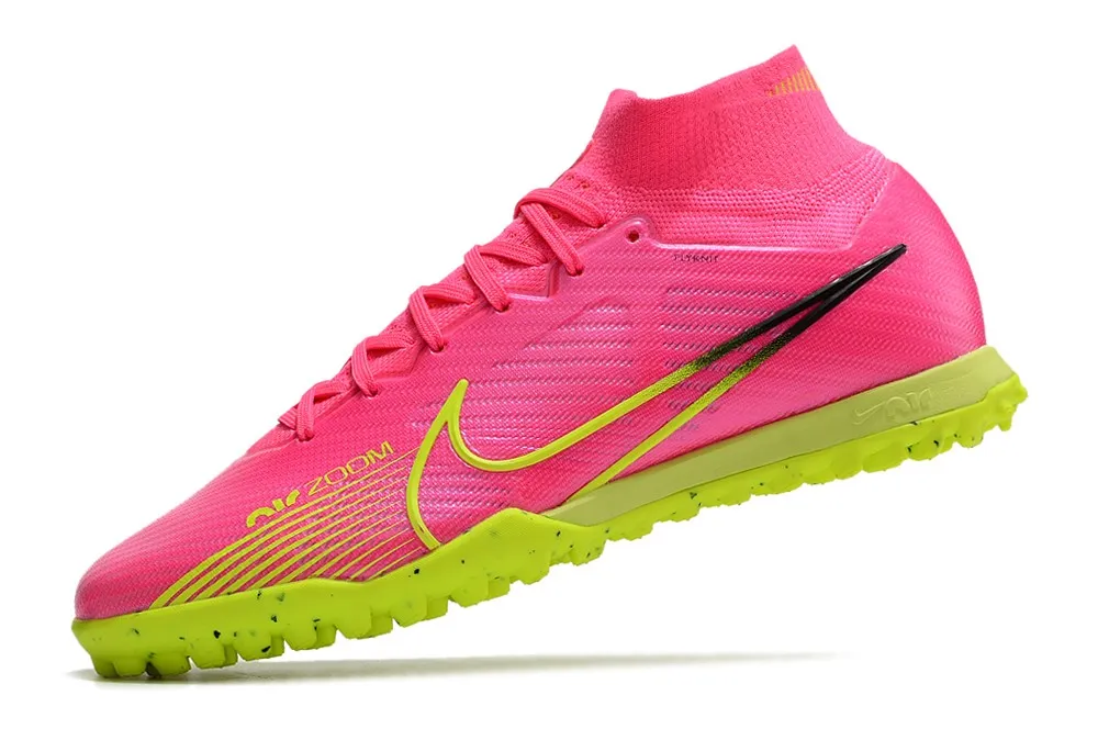 Nike Air Zoom Mercurial Superfly 9 Elite Turf Luminous Pack - Pink Blast/Volt/Gridiron