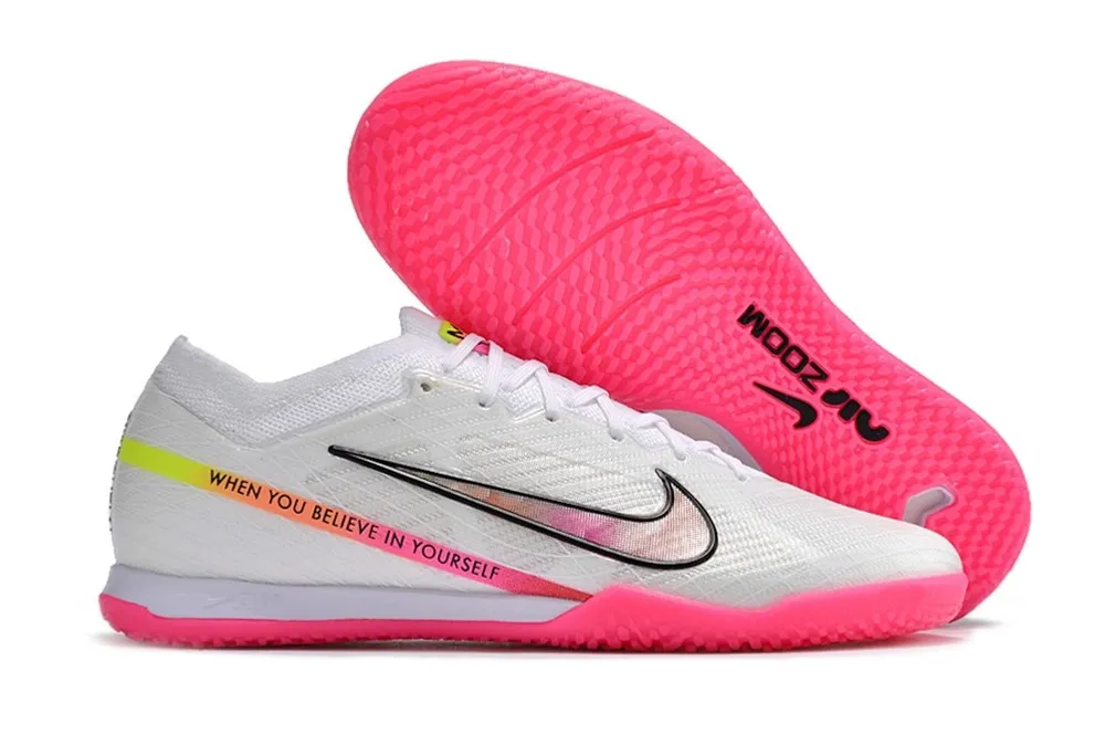 Nike Air Zoom Mercurial Vapor 15 Elite Indoor Marcus Rashford - White/Black/Hyper Pink