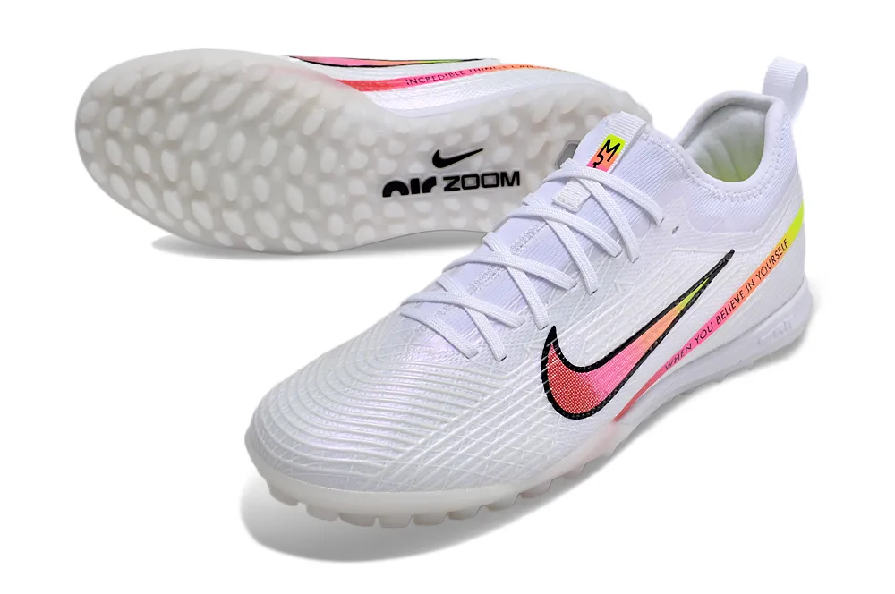 Nike Air Zoom Mercurial Vapor 15 Pro Turf Marcus Rashford - White/Black/Hyper Pink