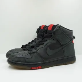 Nike Dunk High Skinny Black Red (W)