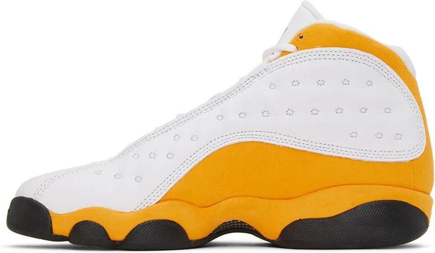 Nike Jordan Kids White & Orange Air Jordan 13 Retro Big Kids Sneakers