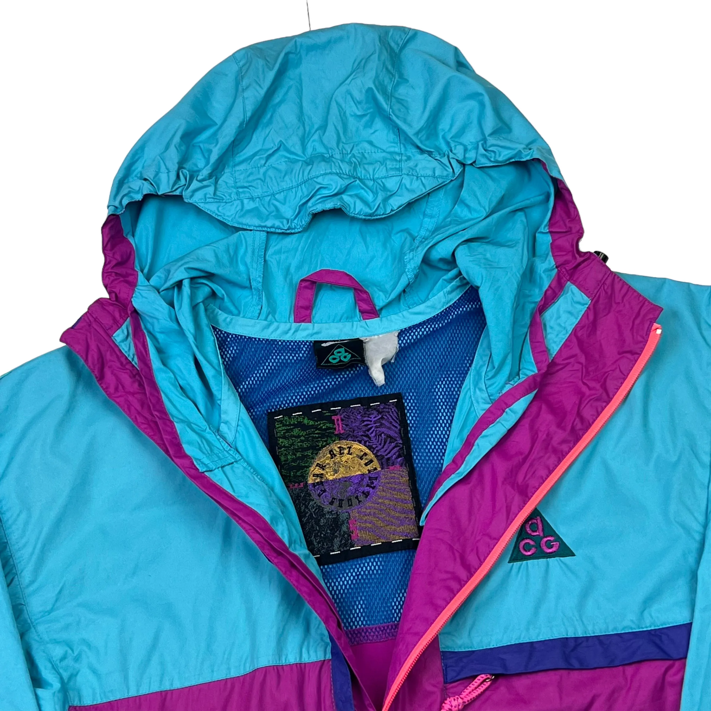 Nike Rare ACG Blue & Purple Pullover Jacket