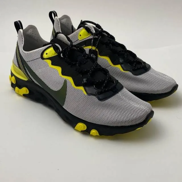 Nike react element 55 pure platinum/black