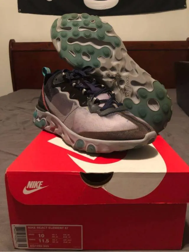 Nike react element 87 neptune green 10