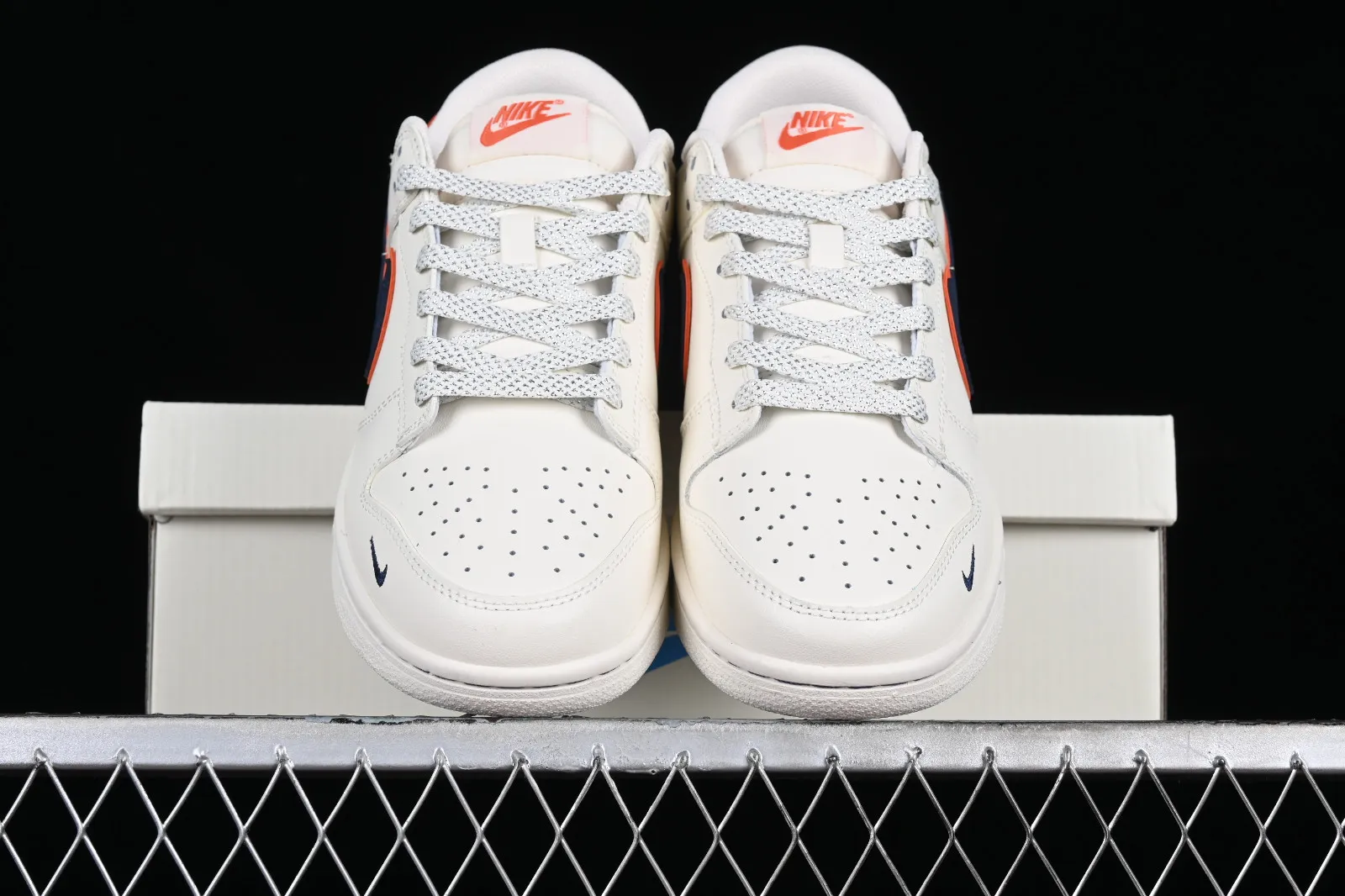 Nike SB Dunk Low China Off White Orange Dark Blue JH8037-918