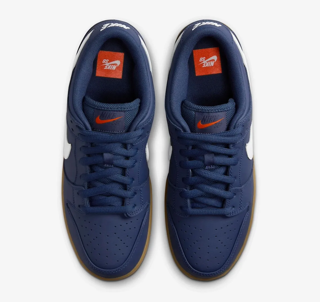 Nike SB Dunk Low Navy White Gum FJ1674-400