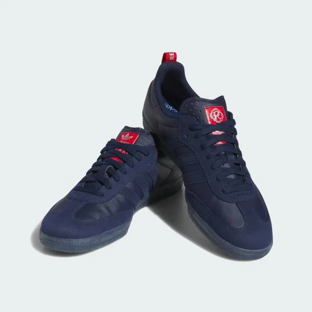 Orchard skateshop x new england revolution x adidas samba adv (the liberty kit/ blue/ night indigo/