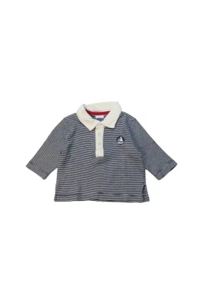 Petit Bateau Long Sleeve Polo 3M