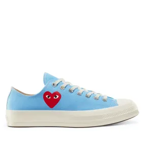 Play Comme des Garons x Converse Chuck Taylor All Star 70' Low (Bright Blue)