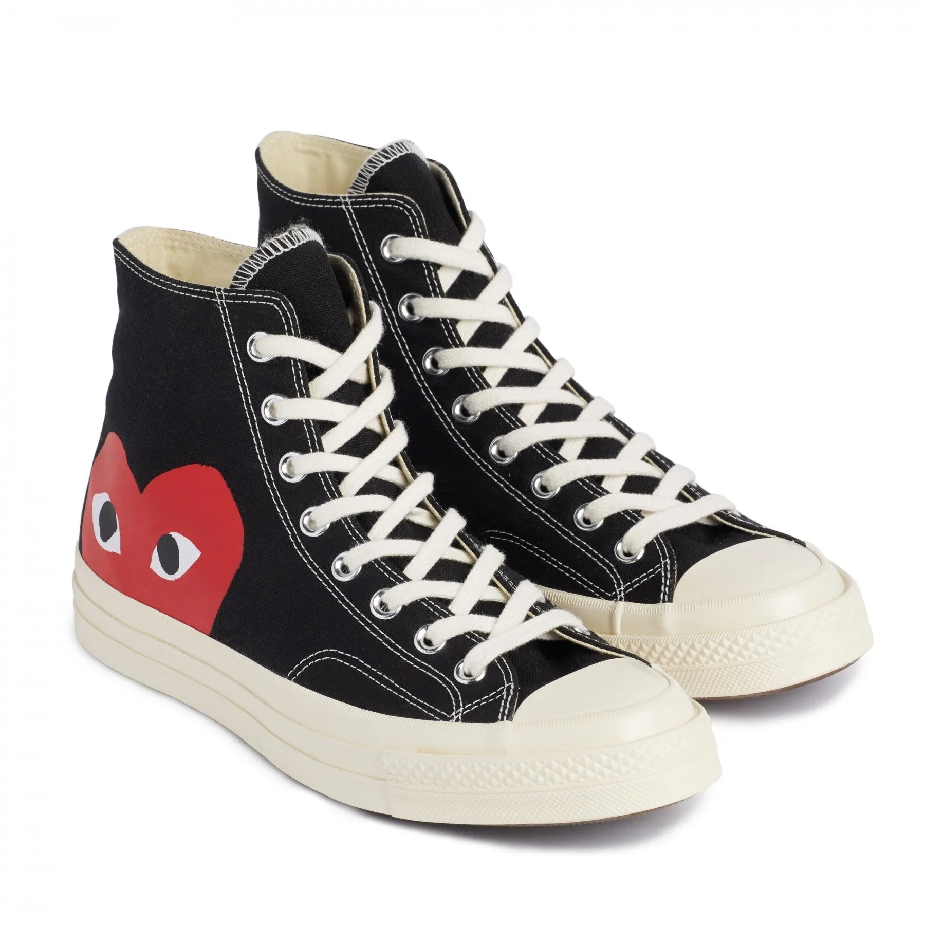 Play Comme des Garons x Converse Red Heart Chuck Taylor All Star '70 High (Black)