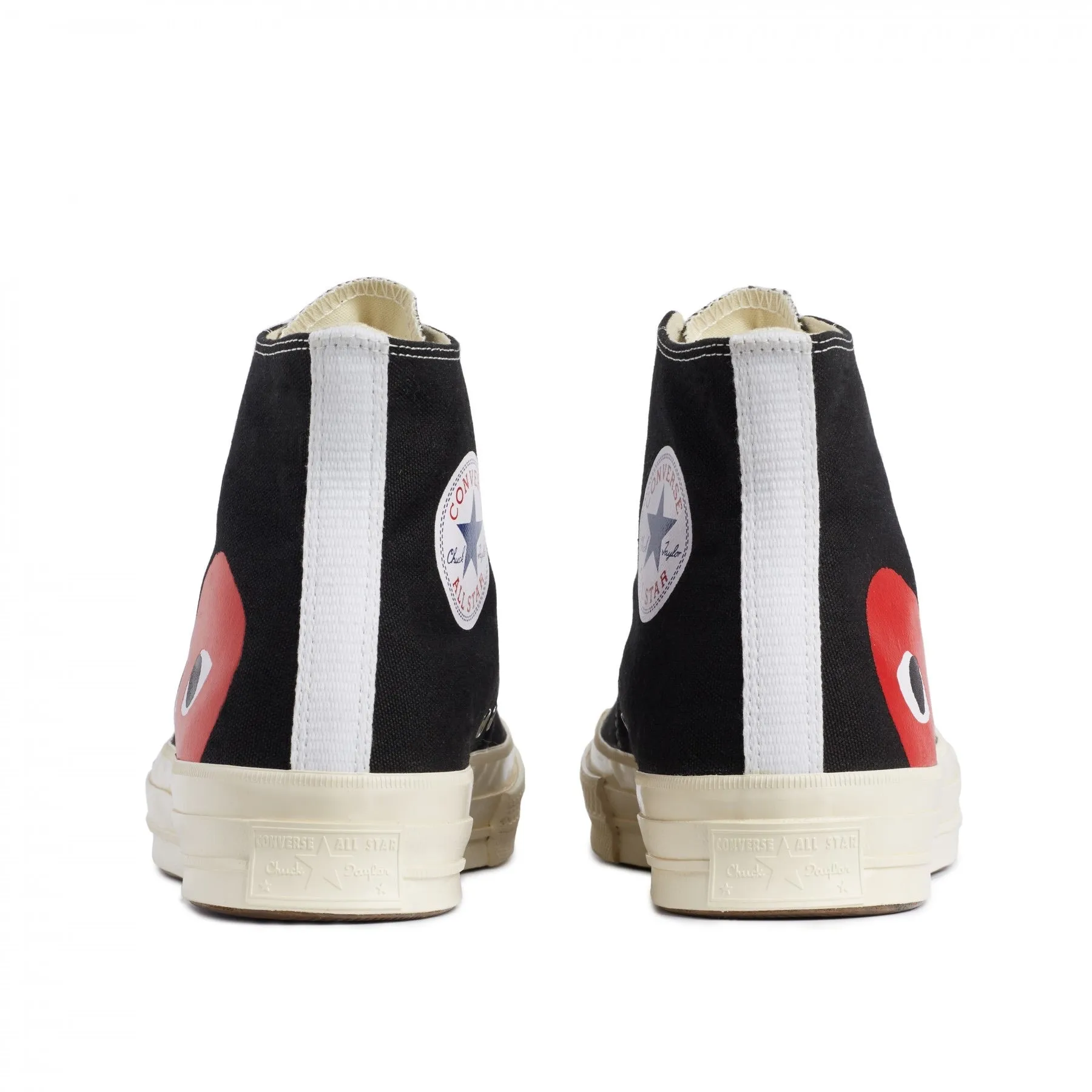 Play Comme des Garons x Converse Red Heart Chuck Taylor All Star '70 High (Black)