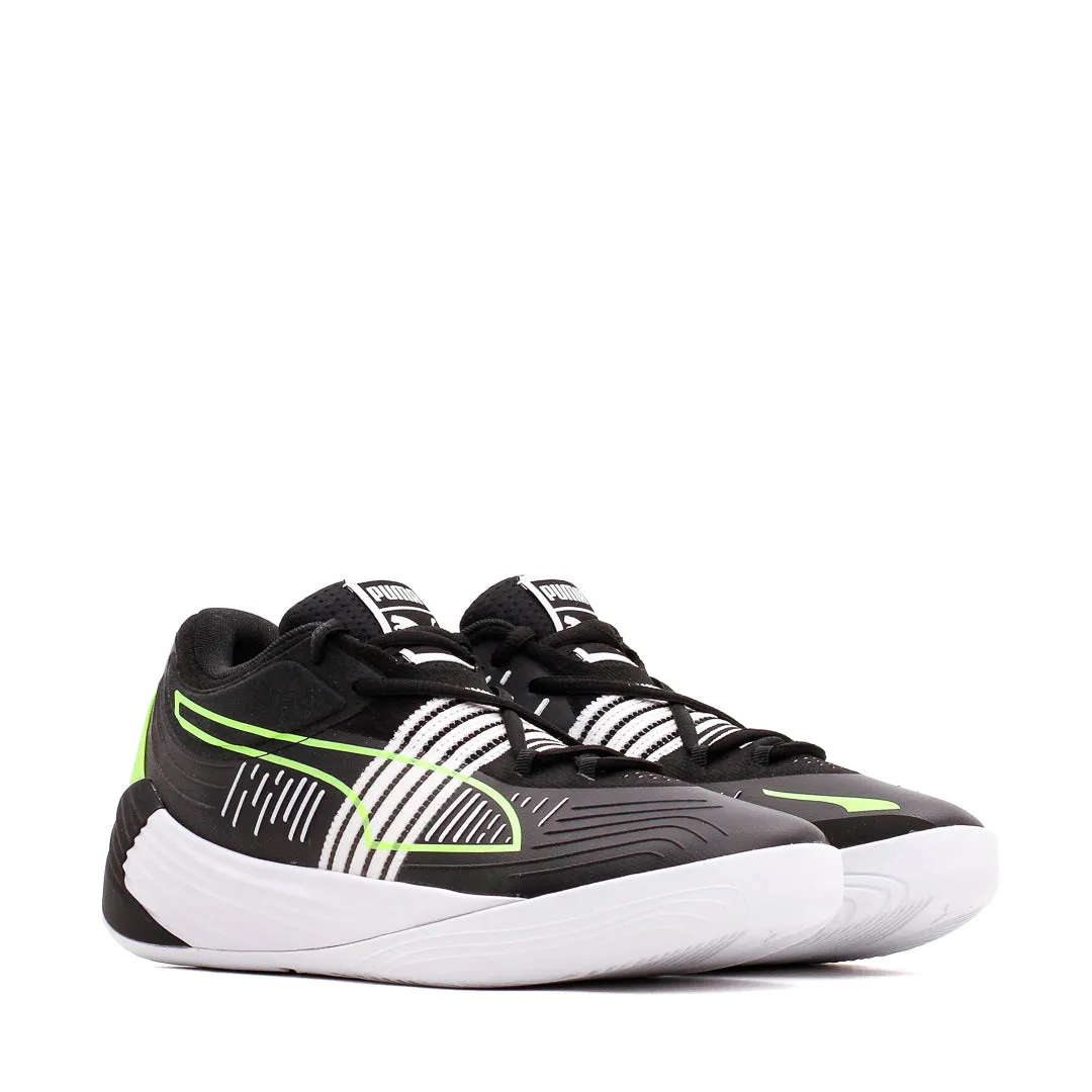 Puma Basketball Men Fusion Nitro Black Green Glare 195587-01