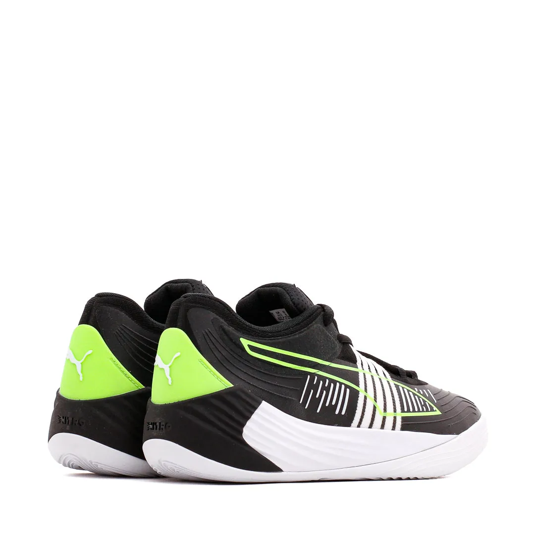 Puma Basketball Men Fusion Nitro Black Green Glare 195587-01