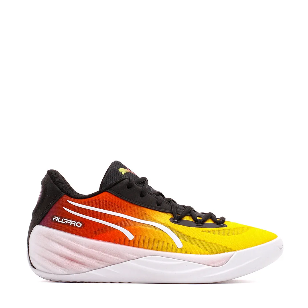 Puma Men All-Pro Nitro Showtime Yellow Sizzle Purple Glimmer 309890-01