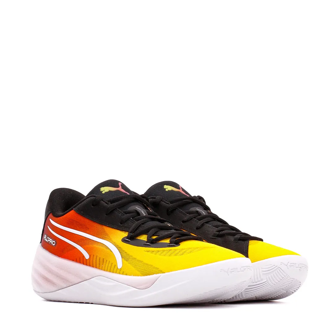 Puma Men All-Pro Nitro Showtime Yellow Sizzle Purple Glimmer 309890-01