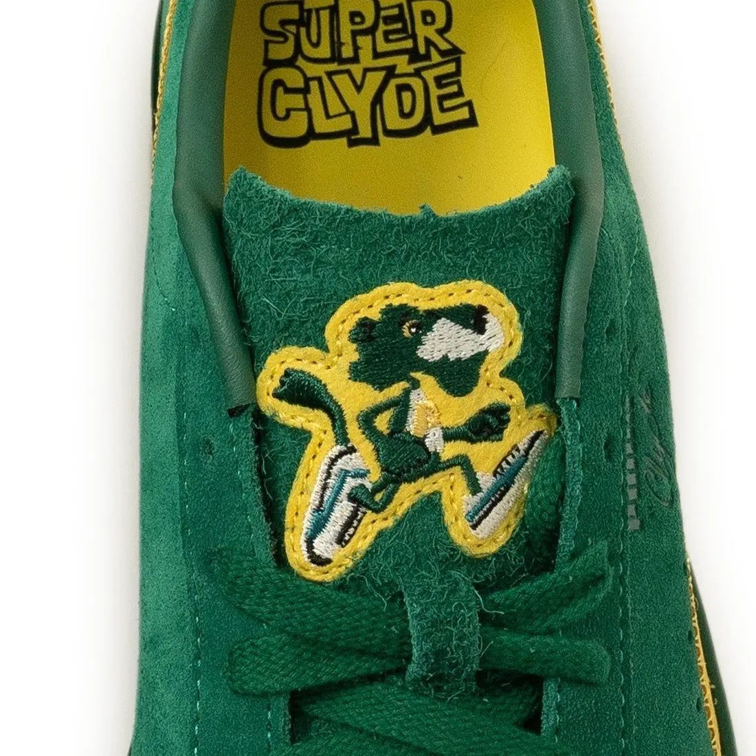 Puma Men Clyde Super (green / evergreen / sun ray yellow)