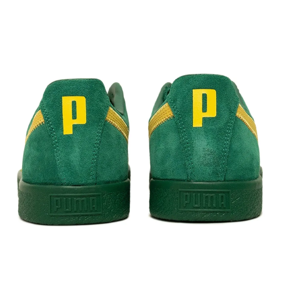 Puma Men Clyde Super (green / evergreen / sun ray yellow)