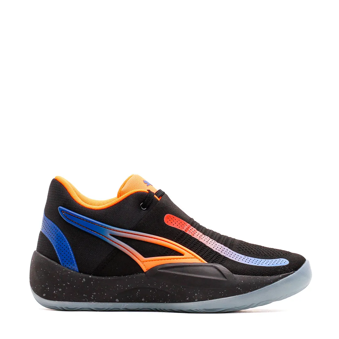 Puma Men Rise Nitro RJ Barrett Black Orange Blue 377388-02