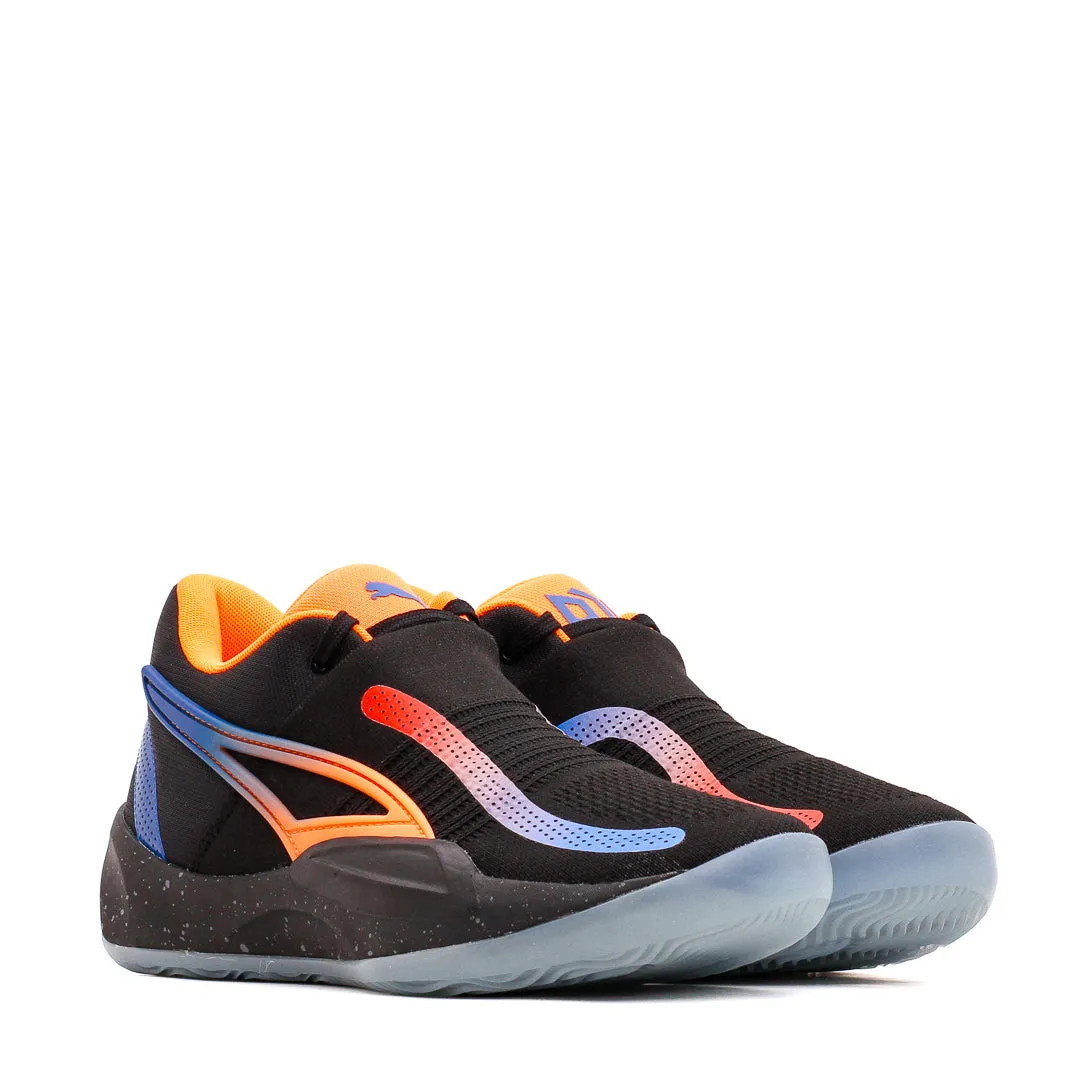 Puma Men Rise Nitro RJ Barrett Black Orange Blue 377388-02