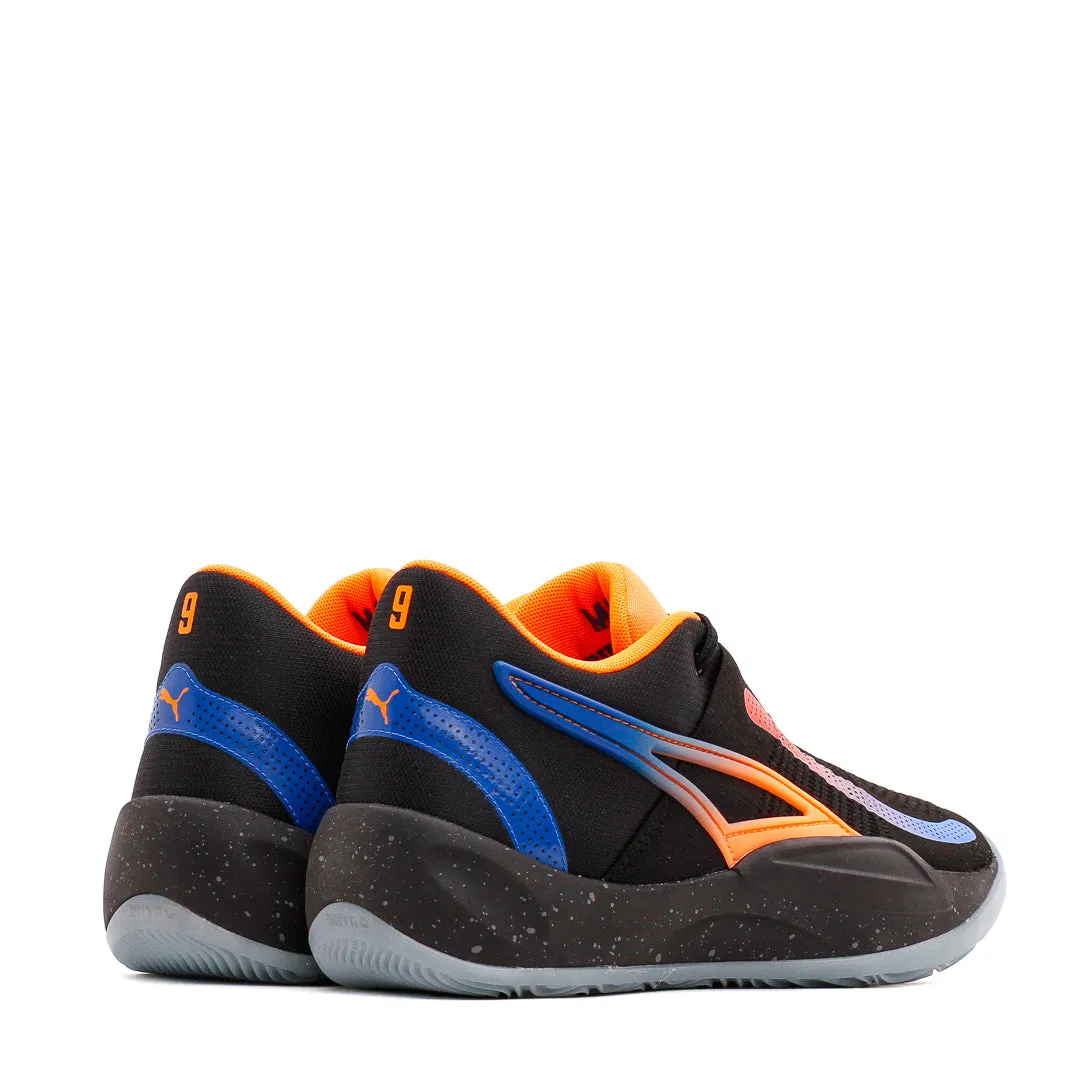 Puma Men Rise Nitro RJ Barrett Black Orange Blue 377388-02