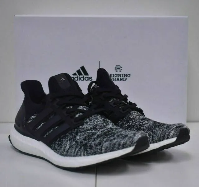 Reigning champ x adidas ultraboost 1.0 black white grey b39254 oreo ultra boost