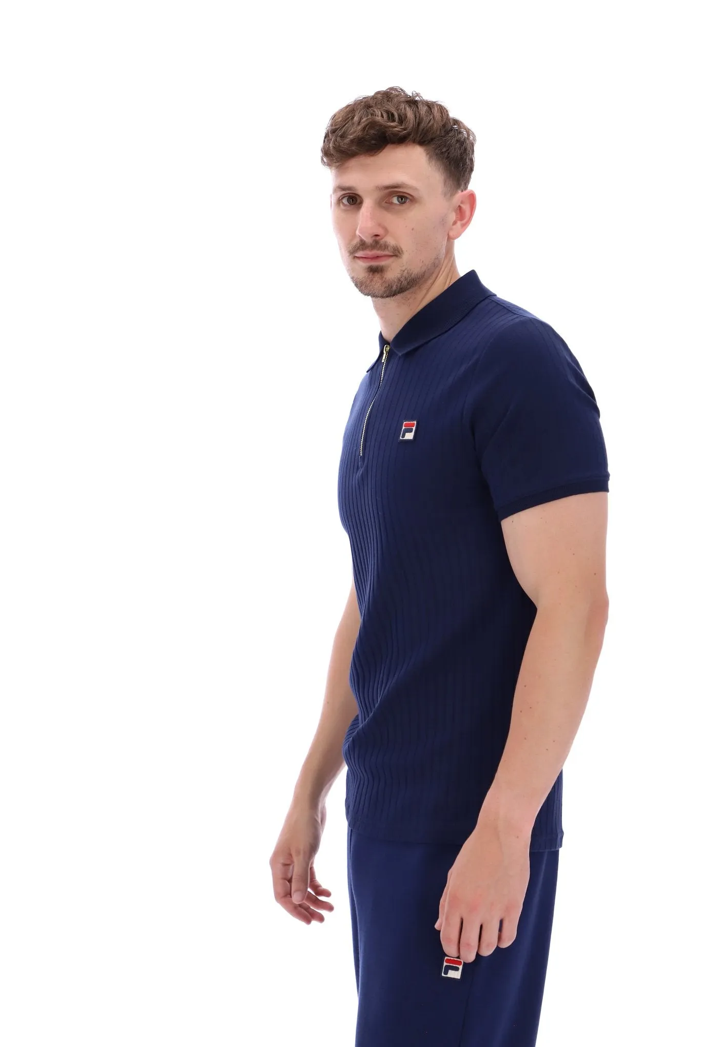 Rufus Textured Stripe Polo