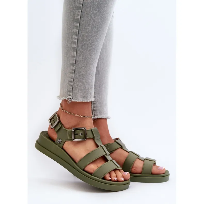 Scented Smooth Women's Sandals ZAXY NN285005 Green