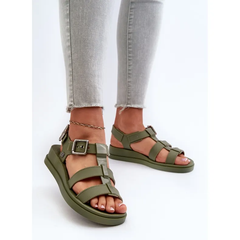 Scented Smooth Women's Sandals ZAXY NN285005 Green