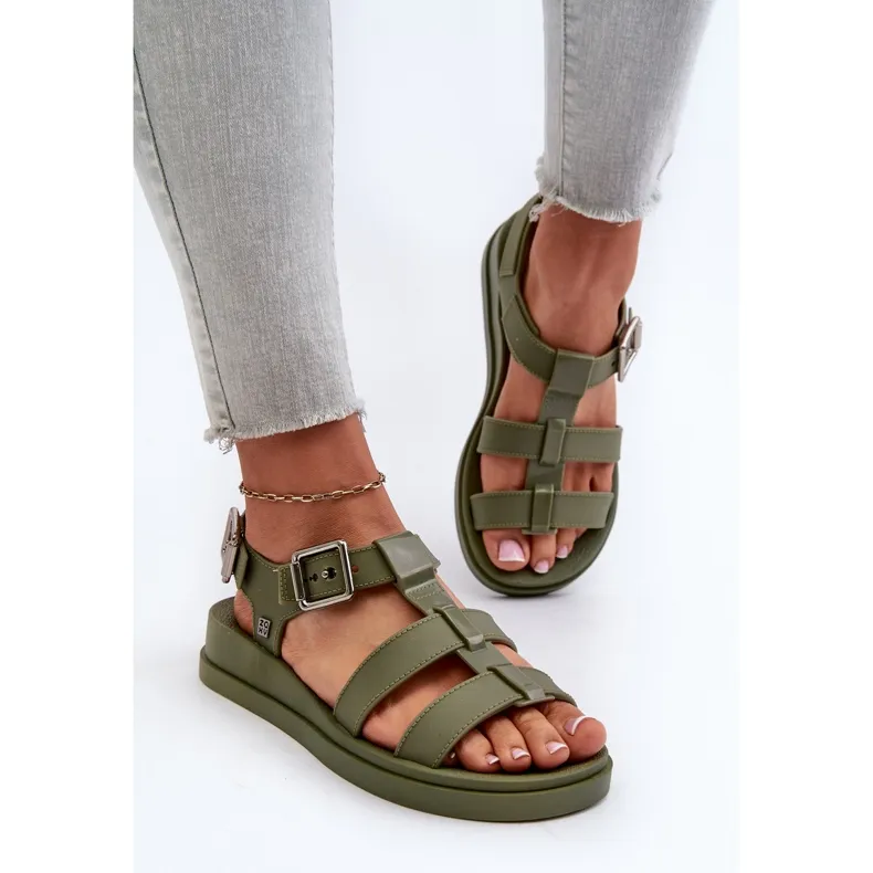 Scented Smooth Women's Sandals ZAXY NN285005 Green