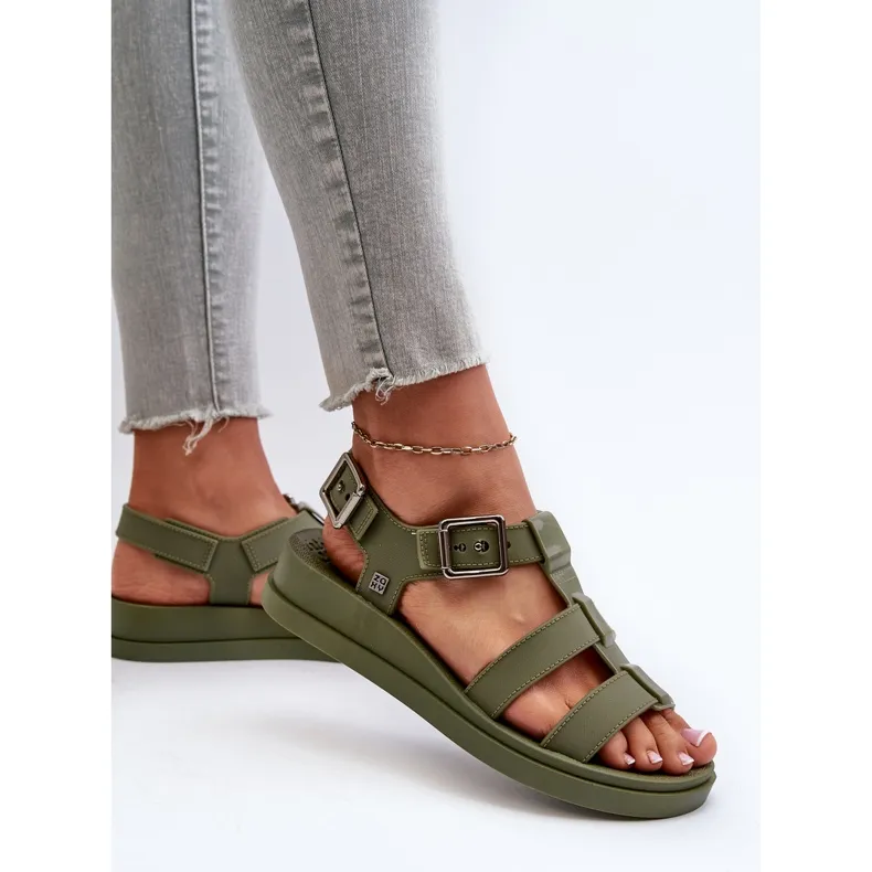 Scented Smooth Women's Sandals ZAXY NN285005 Green