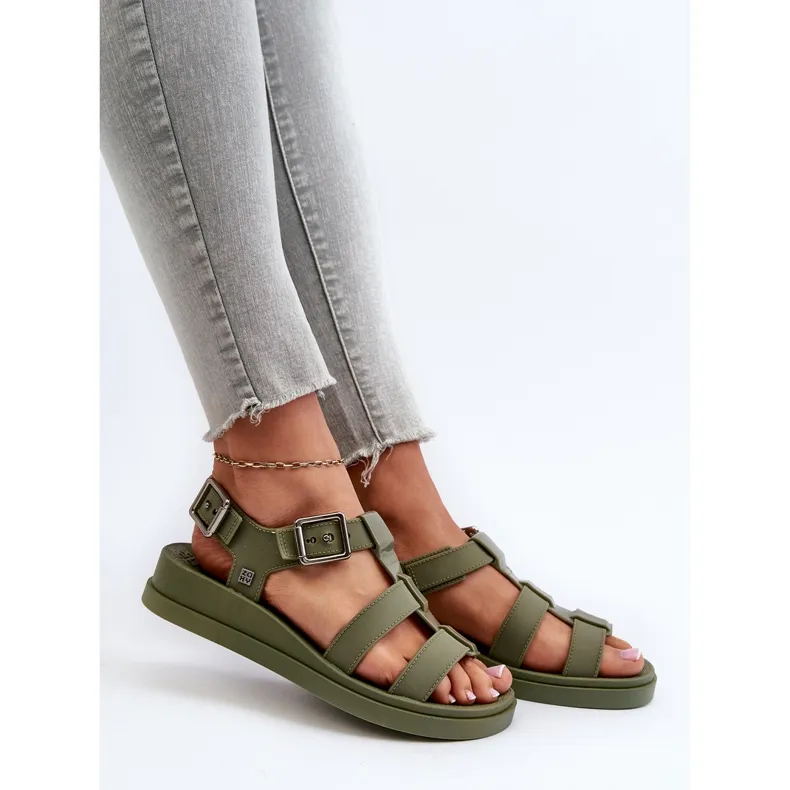 Scented Smooth Women's Sandals ZAXY NN285005 Green