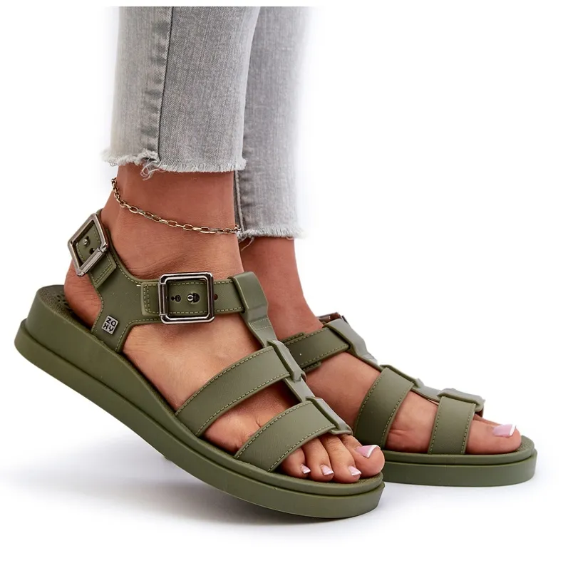 Scented Smooth Women's Sandals ZAXY NN285005 Green