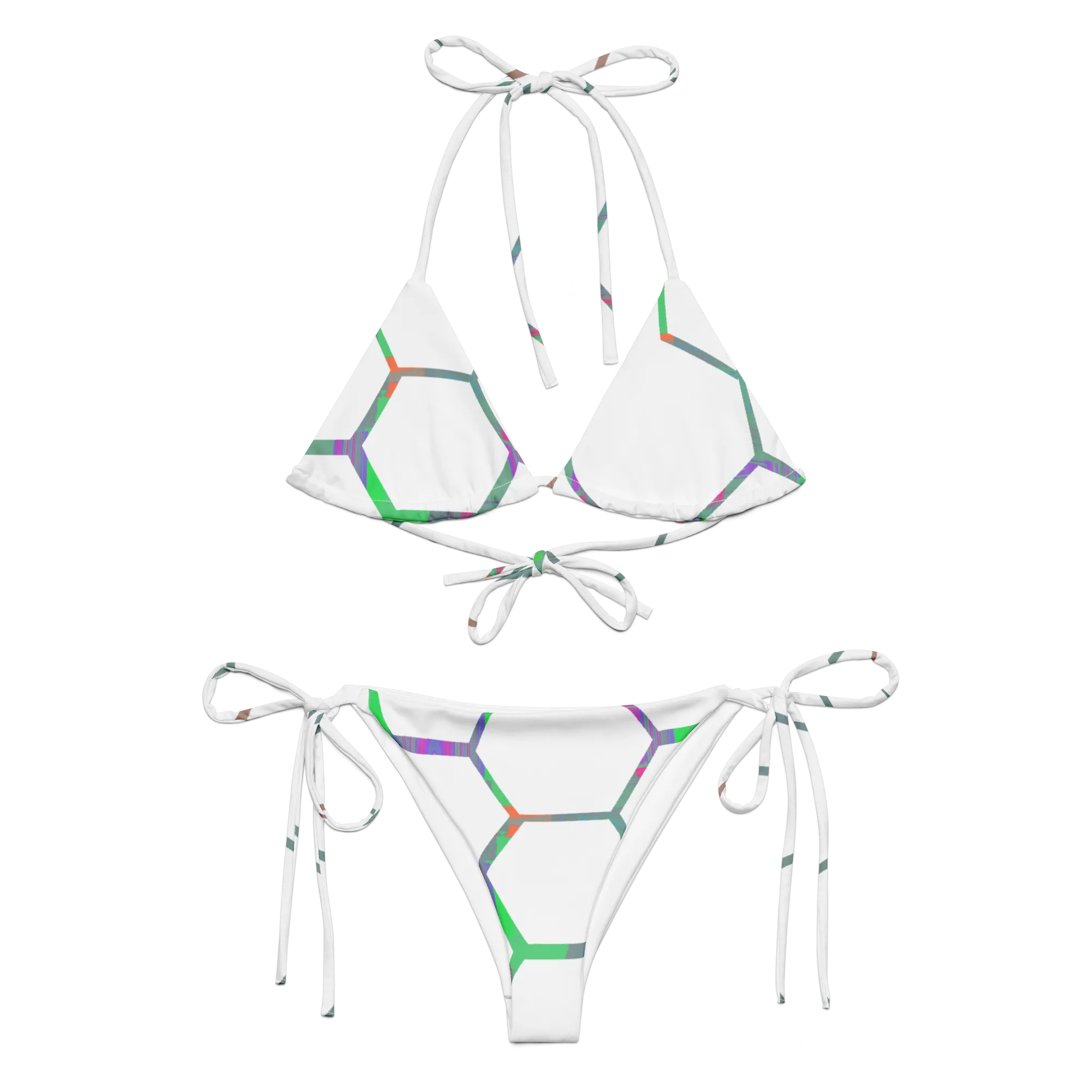 Sqdltd AU23 Ball recycled string bikini Serpent