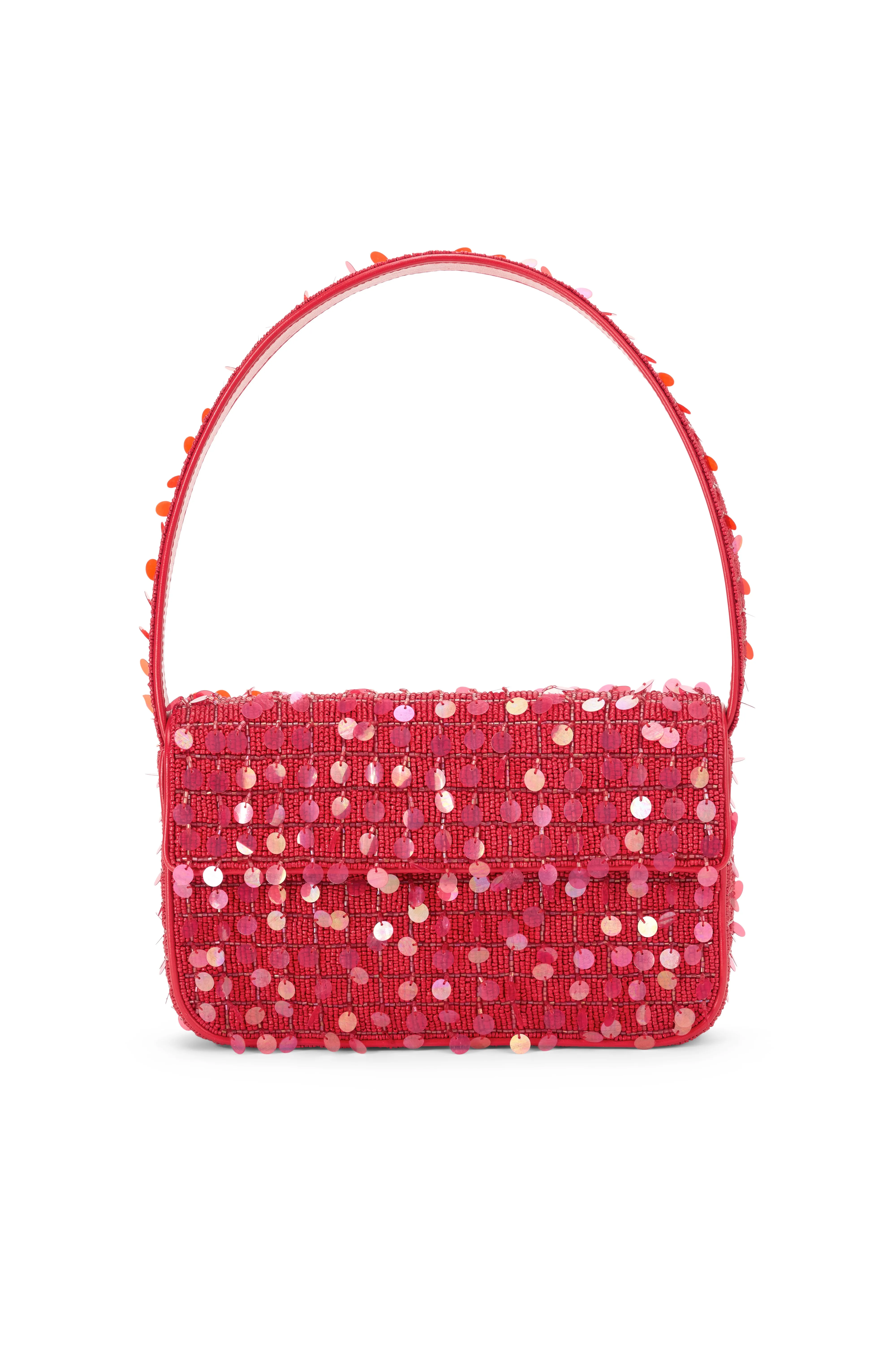 Staud   Tommy Beaded Bag Chili