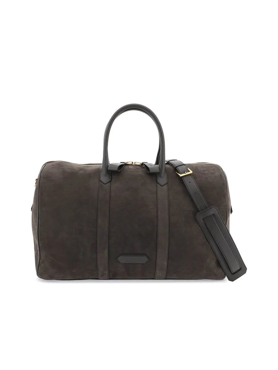 Suede Duffle Bag