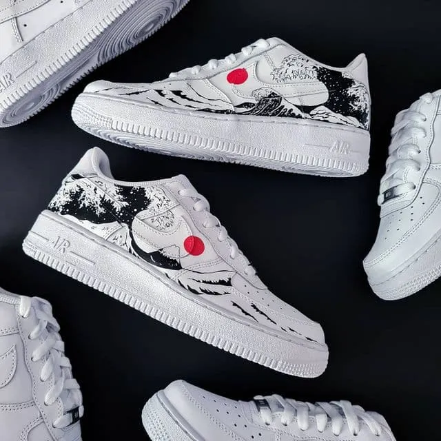 The Great Wave Nike Air Force 1