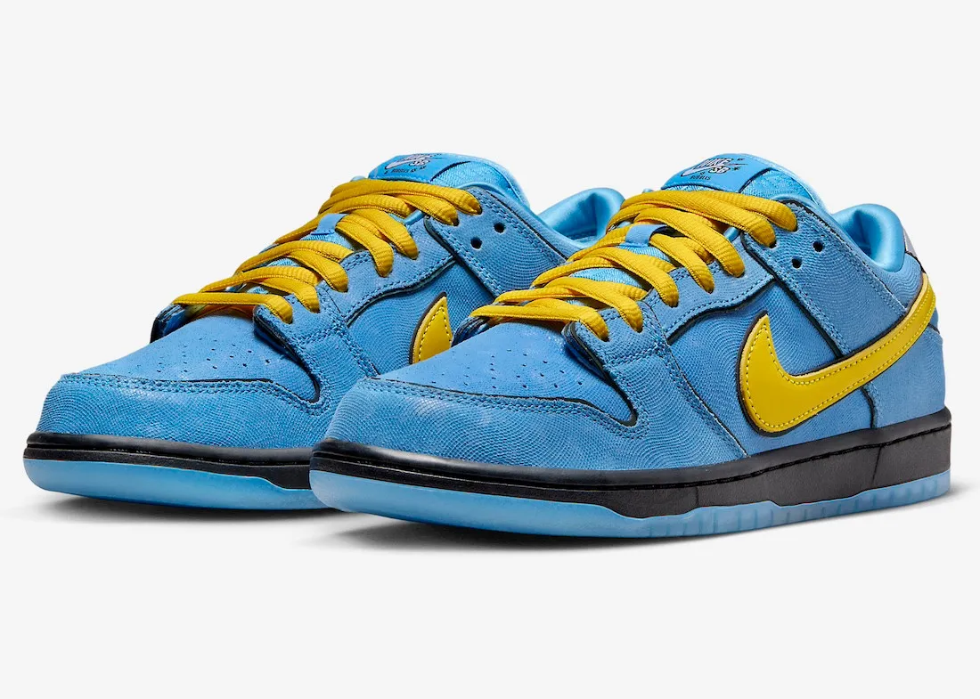 The Powerpuff Girls x Nike SB Dunk Low Bubbles Blue Chill Deep Royal Blue FZ8320-400