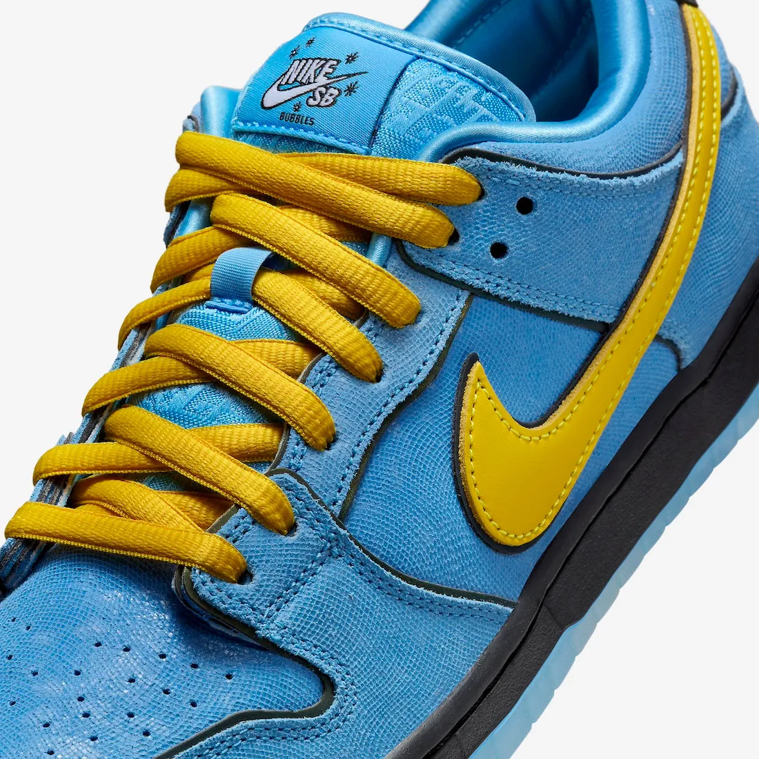 The Powerpuff Girls x Nike SB Dunk Low Bubbles Blue Chill Deep Royal Blue FZ8320-400