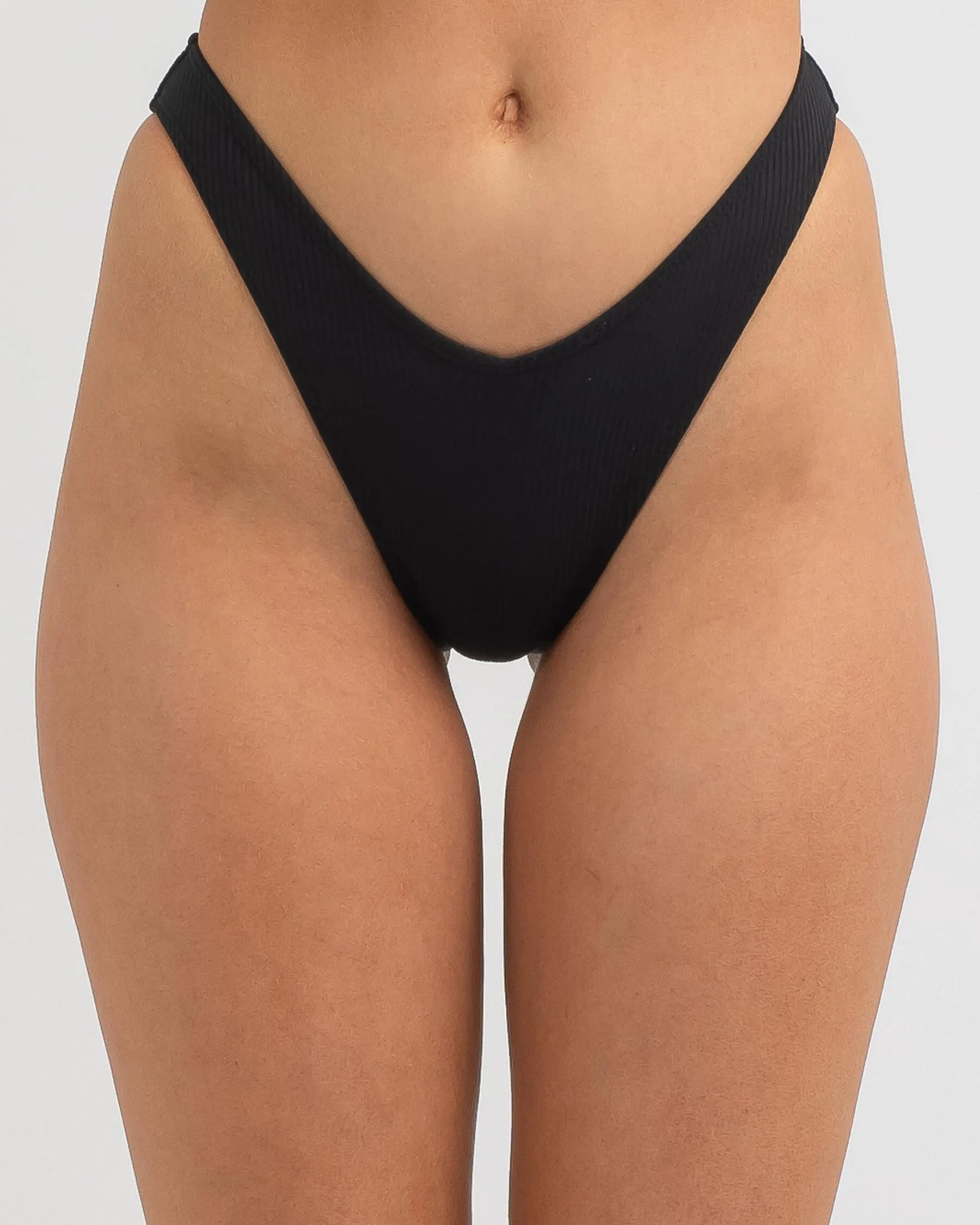 Topanga Alissia Rib High Cut Bikini Bottom