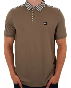 Weekend Offender Costa Polo Shirt Mocha