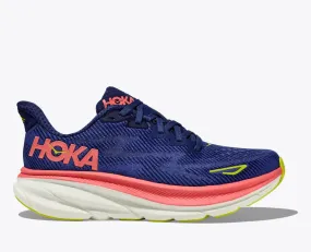 Women's Hoka Clifton 9 (Evening Sky / Coral)