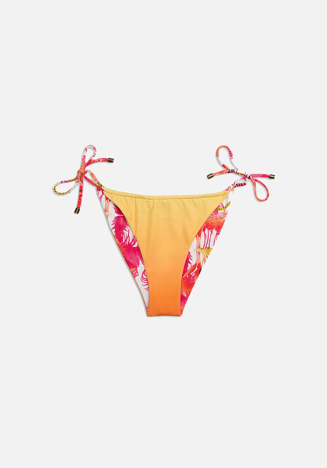 YIN 02 ILLUSTRATED REVERSIBLE BIKINI BOTTOM PINK